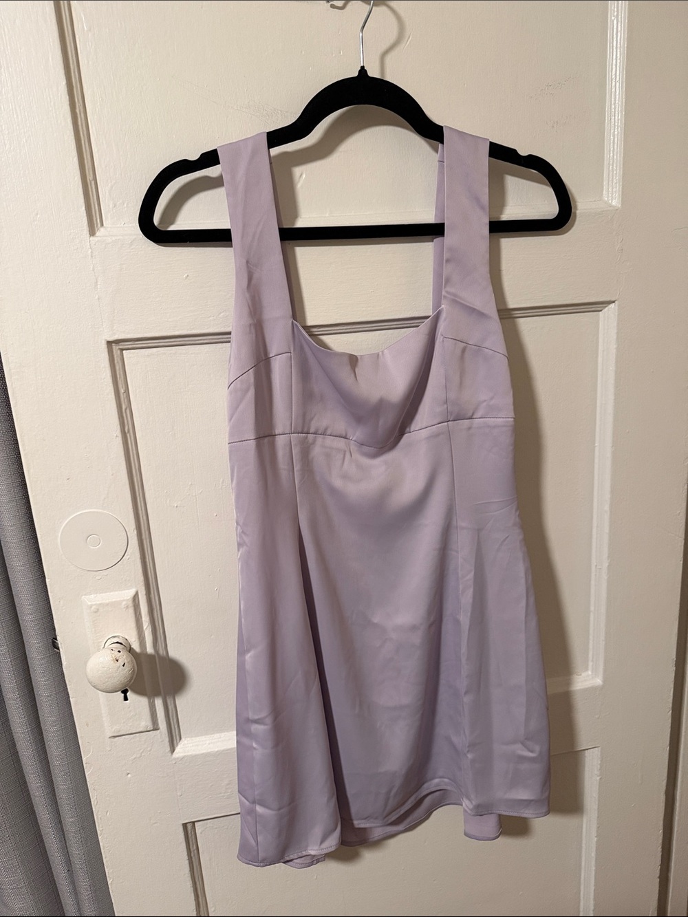 Urban Outfitters Double Bow Lavender Mini Slip Dress Size Medium NWOT